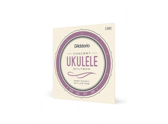 D'Addario EJ88C Nyltech Ukulele Strings, Concert D'Addario EJ88C Nyltech Ukulele Strings, Concert